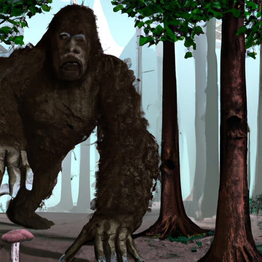Bigfoot Sighting with Glowing Yellowish Eyes in Menominee County, Michigan