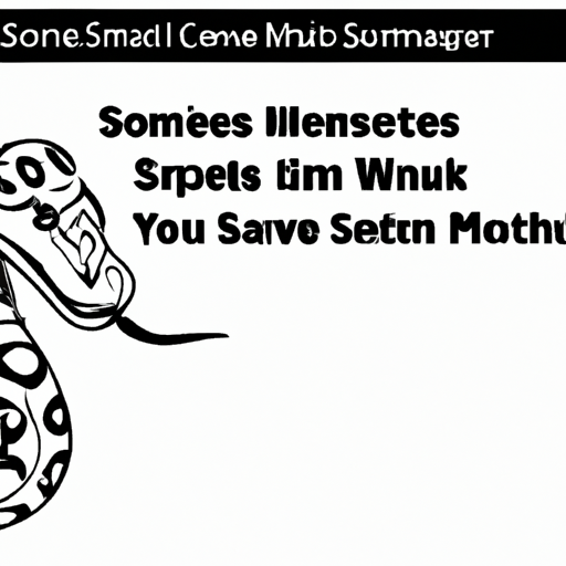 Tips on How to Deal with Snake Bites from SCWEMS Director