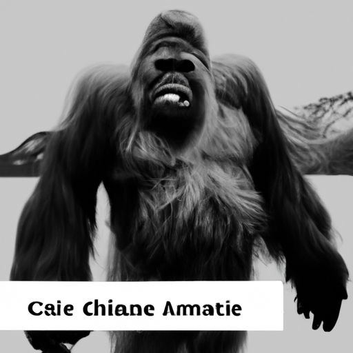 AI-generated artwork: Depicting Sasquatch and Addressing Climate Change