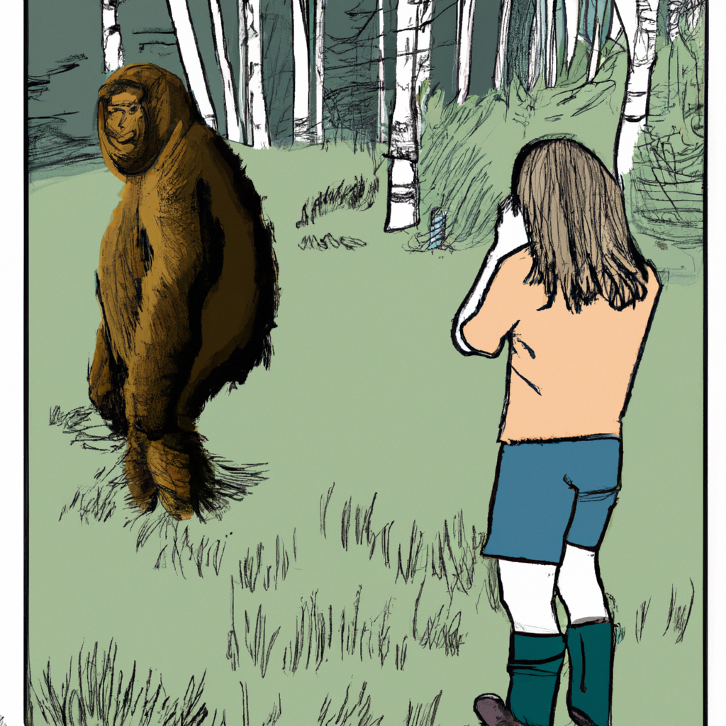 "Unbelievable Encounter: Young Bigfoot Spotted Investigating Campsite at the 400 - Sasquatch Chronicles"